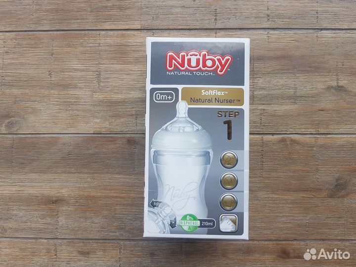 Бутылочка для кормления Nuby Natural Nurser 1 шт