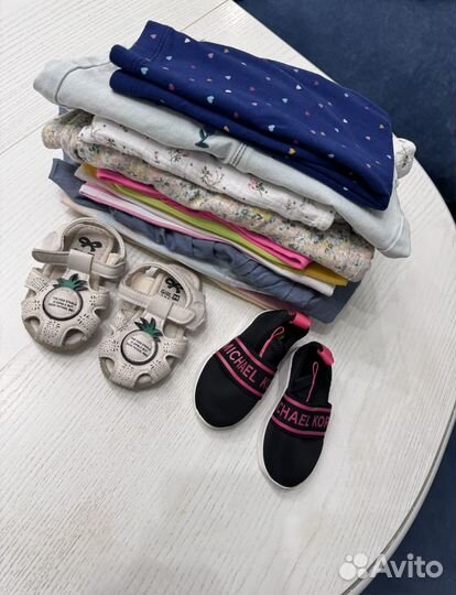 Пакет вещей на девочку размер 86
