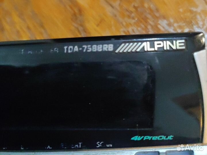 Кассетная магнитола алпаин