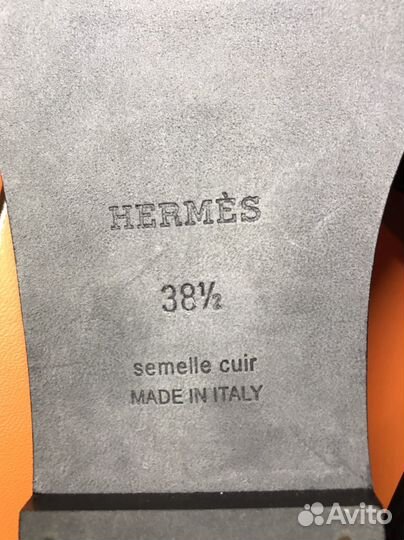 Женские сандалии hermes oran оригинал