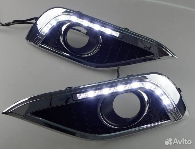 Решетки переднего бампера honda CRV IV 11- 2 шт