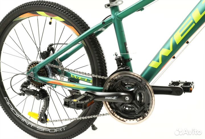 Велосипед welt Peak 24 Disc (2022) Green Kra797