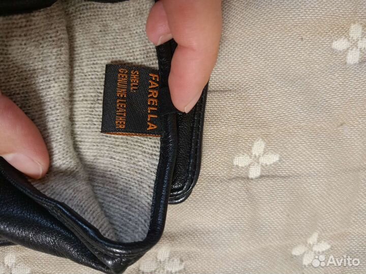 Перчатки женские кожаные новые