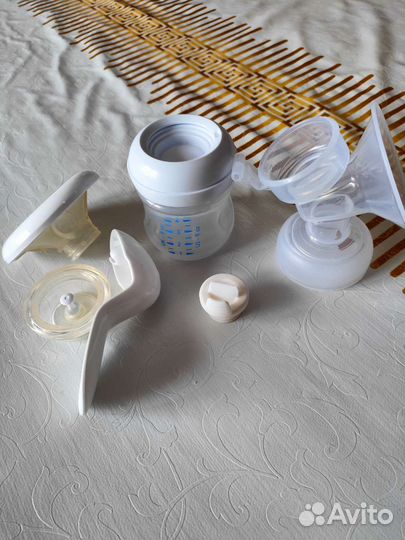 Молокоотсос avent ручной бутылочки