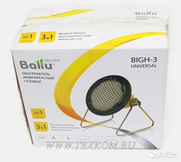 Обогреватель инфракрасный ballu BIH-APL-3.0