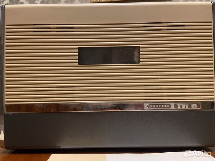 Катушечный магнитофон grundig tk 6 с микрофоном