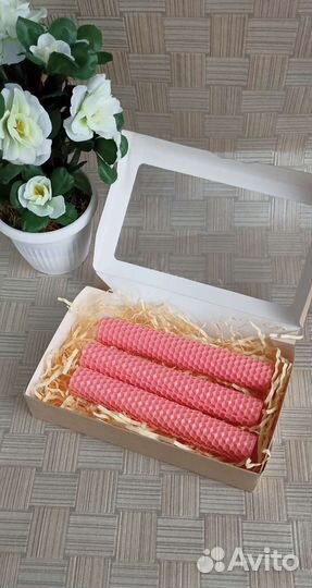 Набор свечей из вощины