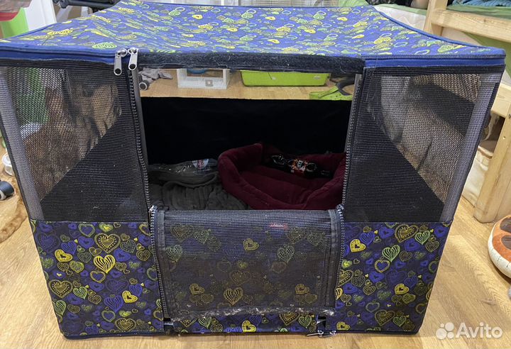 Вольер для кошек и котят 75*75*55