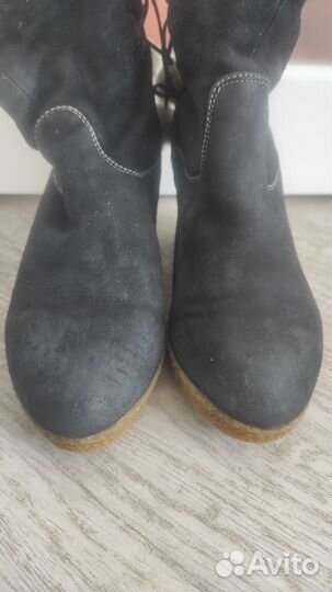 Ботинки, зима, замша -мех, 36 р