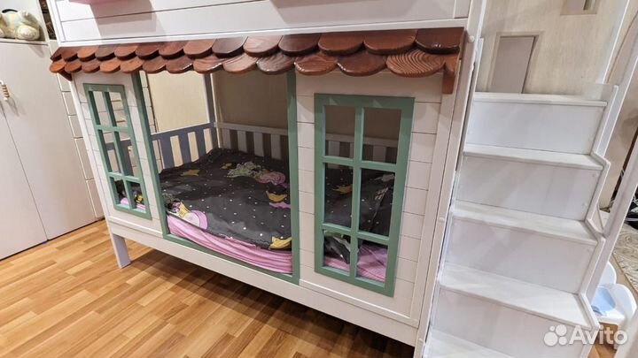 Кроватка детская 2х ярусная Новая