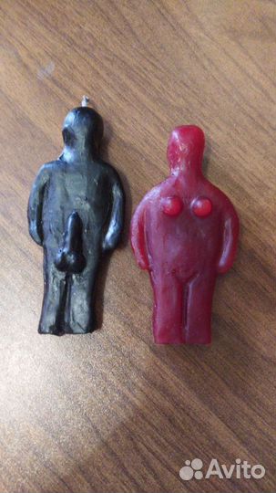 Свечи восковые натуральные. Подсвечники