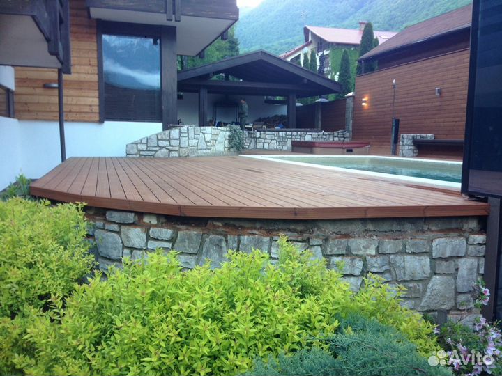 Монтаж террас и деревянных изделий