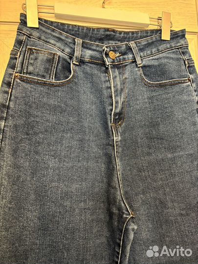 Женские широкие джинсы