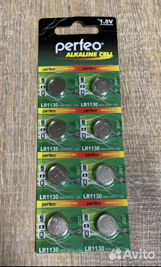 Батарейки алкалиновые lr 1130