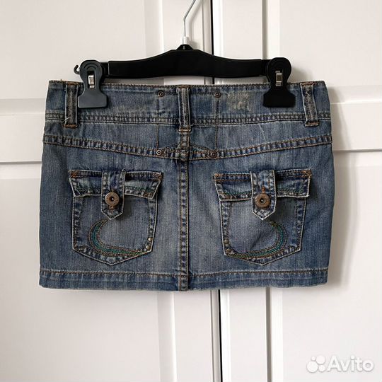 Zara TRF Юбка джинсовая мини, EU34