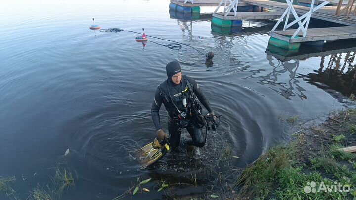 Водолаз,поиск под водой