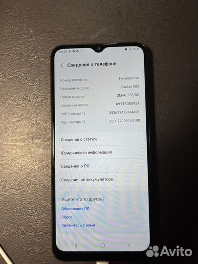 Samsung Galaxy A03, 3/32 ГБ