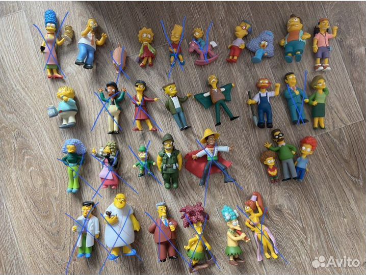 Фигурки симпсонов The Simpsons