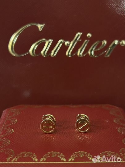 Серьги Cartier Love