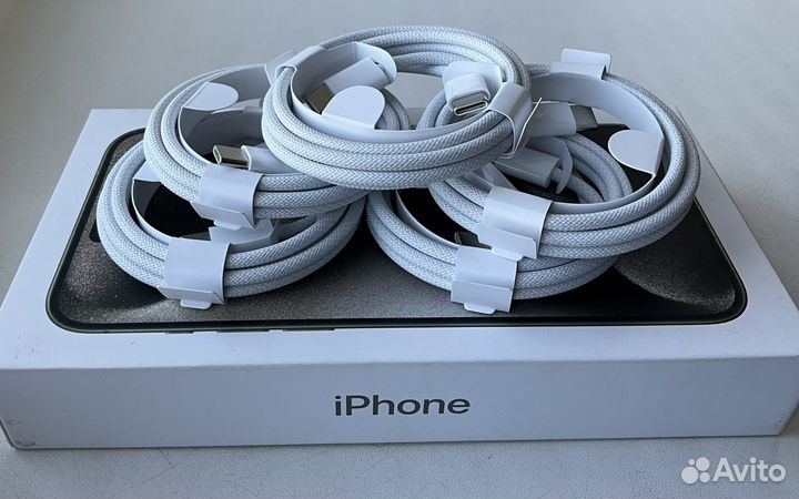 Блок Apple 20W/Кабель USB-C для iPhone 15 (Ориг)