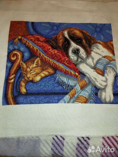 Картина вышитая крестом