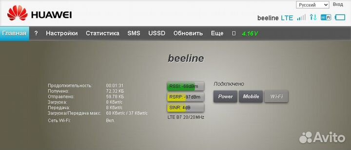 Модемы и роутеры 4g wi fi