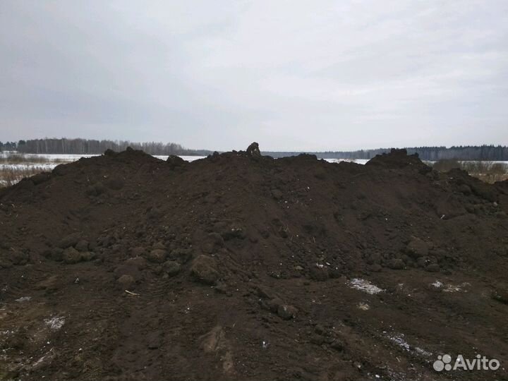 Чернозем, перегной, торф, грунт планировочный