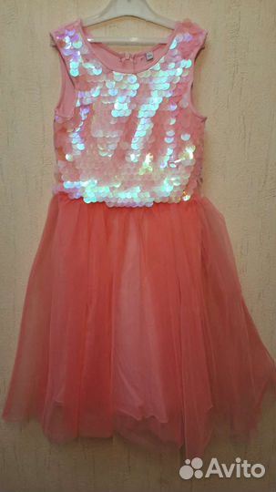 Платье детское розовое