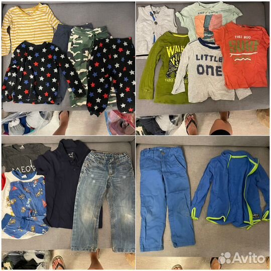 Пакеты вещей на мальчика 92-120 см