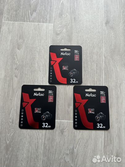 Флешка карта micro sd 32 gb Netac