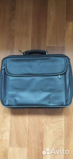 Сумка д/ноутбука Sumdex GLN-112 (нат.кожа, черный)