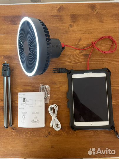 Вентилятор, PowerBank 10000 mah, светильник