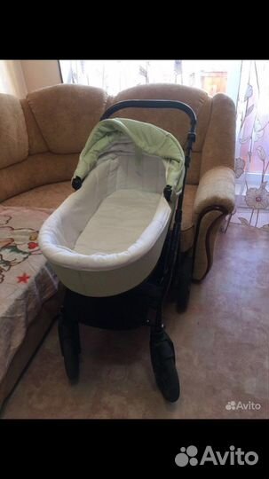 Коляска 2 в 1 эко кожа