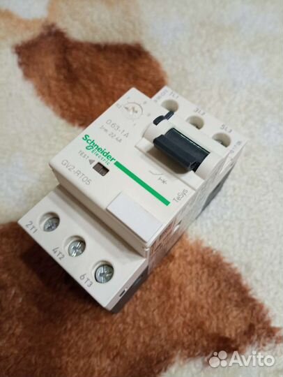 Автомат защиты двигателя gv2-rt05 Schneider новый