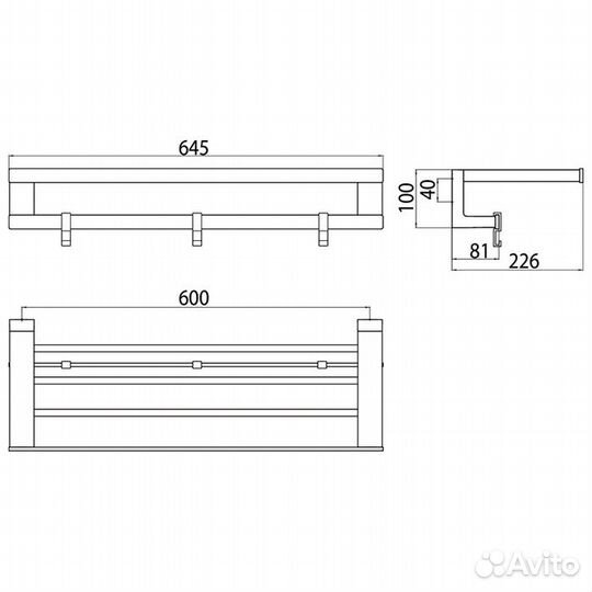 Emco Loft Полка 0568 001 60