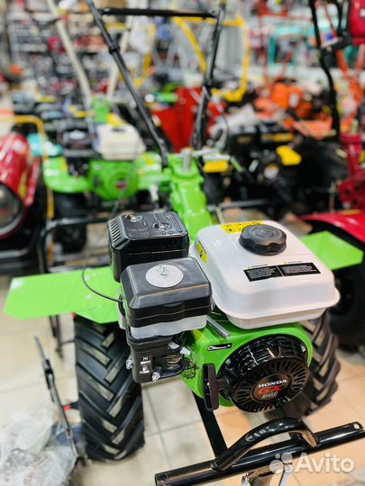 Мотоблок 4х-Скоростной GX340+Роторная косилка