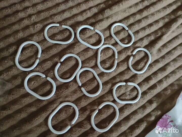 Кольца для шторы ванной