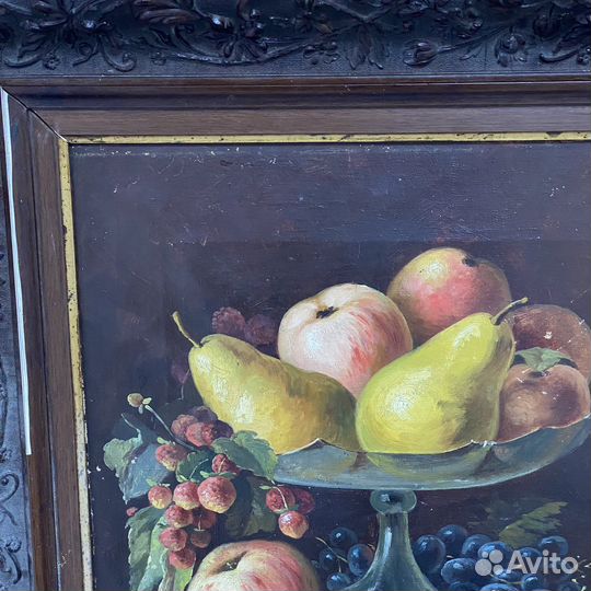 Антикварная картина, Хрусталев А.И., масло/холст