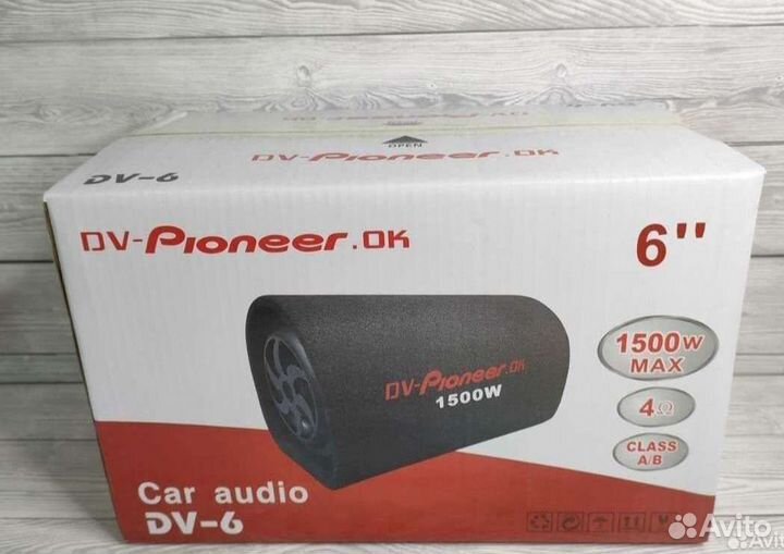 Активный Саб Pioneer с встроенным усилителем 1500W