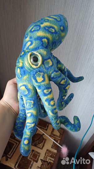 Плюшевый осьминог, мягкая игрушка