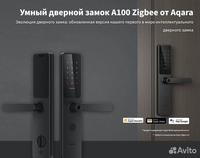 Умный дверной замок Aqara A100 Россия Язык RU