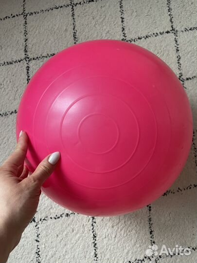 Мяч прыгун с рожками 45 см