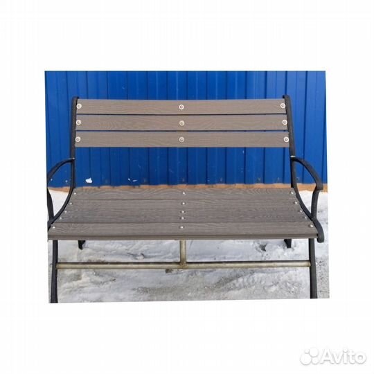 Скамейка чугунная нержавеющая уличная