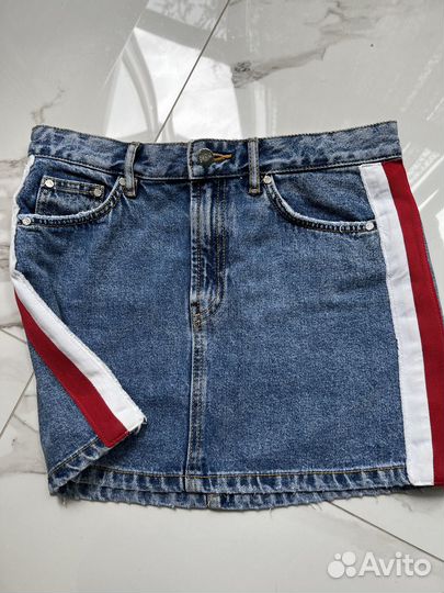 Юбка джинсовая zara