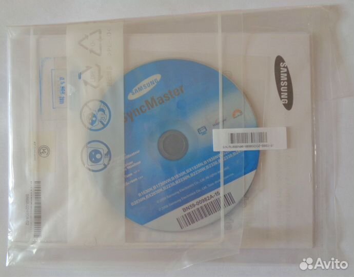 CD диск с драйверами и документацией samsung Sync