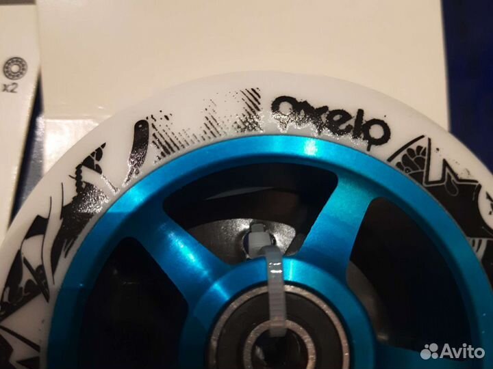 Фирменные колеса для трюкового самоката, новые