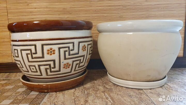 Горшок для цветов керамика большой