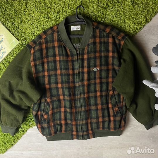 Шерстяной бомбер Lacoste Vintage