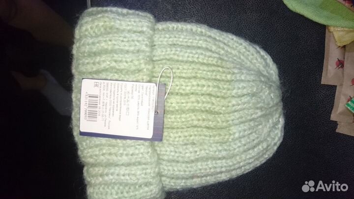 Шапка тёплая зима шерсть