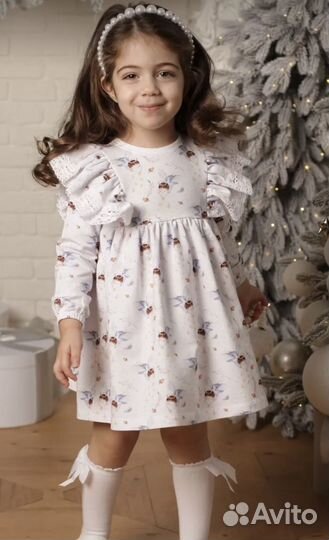 Платье для девочки 74-80